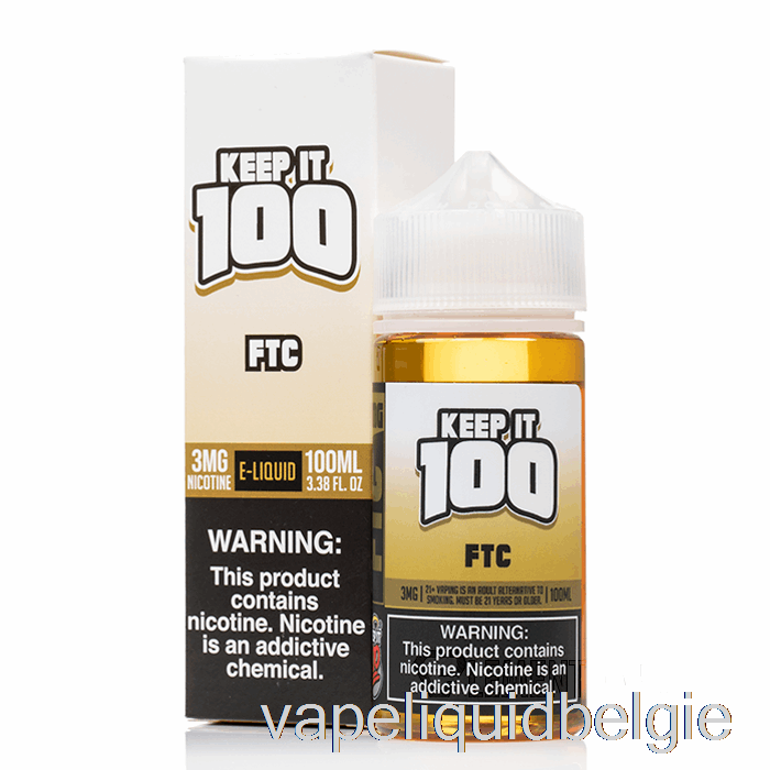 Vape België Ftc - Keep It 100 E-liquid - 100ml 0mg